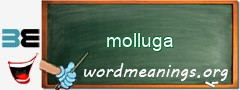 WordMeaning blackboard for molluga